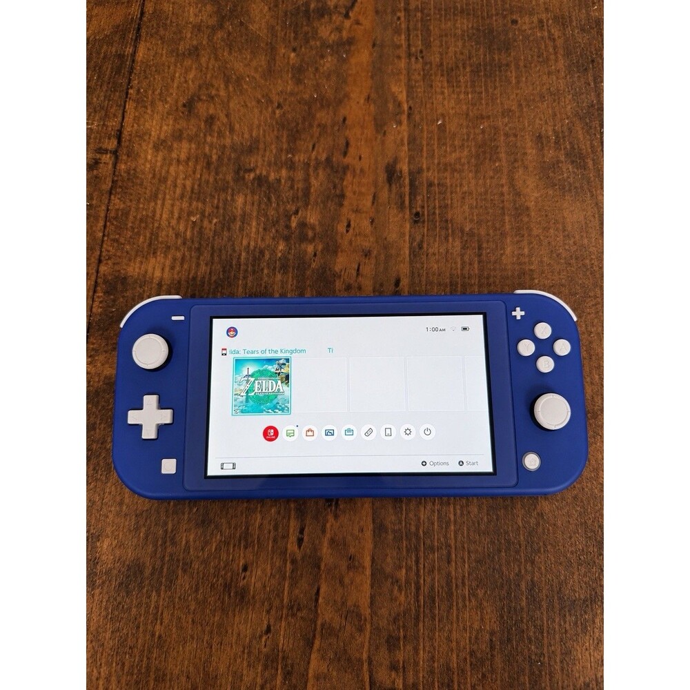 Nintendo Switch Lite Blue Handheld Gaming System 32gb Device Only